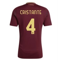 Stroje piłkarskie AS Roma Bryan Cristante #4 Koszulka Podstawowej 2024-25 Krótki Rękaw